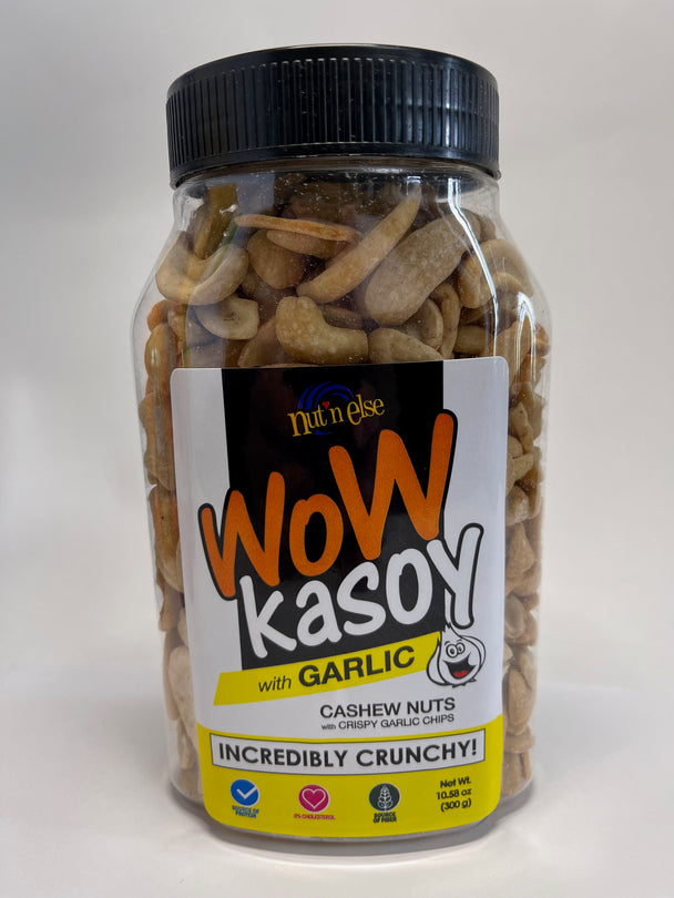 Wow Kasoy Cashew Nuts with Crispy Garlic Chips 10.58 oz