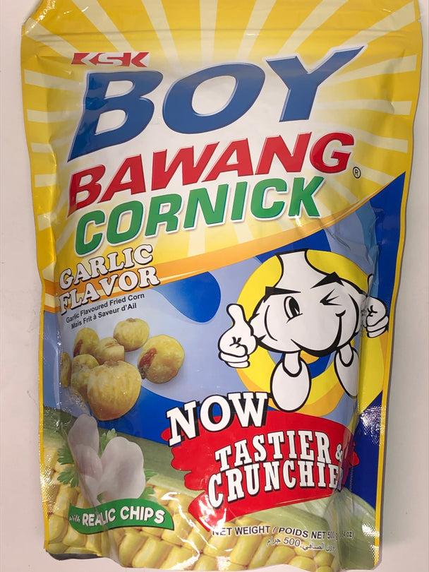 Boy Bawang Cornick Garlic Flavor LARGE 500 grams