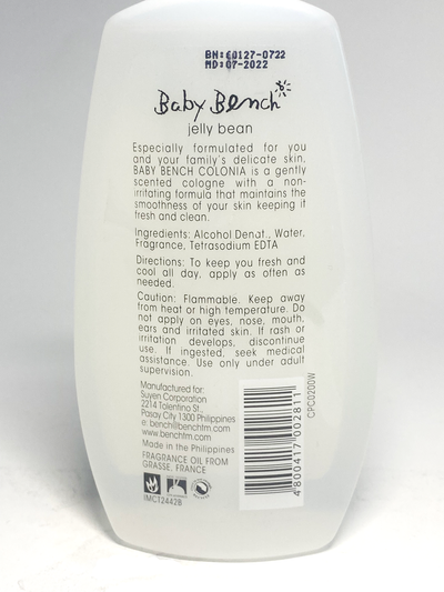 Baby Bench Cologne Jelly Bean 6.8 fl. oz / 200 mL