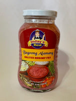 Inday's Best Bagoong Alamang Salted Shrimp Fry 12 oz bottle