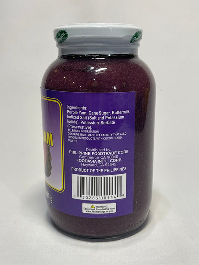 Tropics Purple Yam Jam Ube Halaya 24 oz (680g)