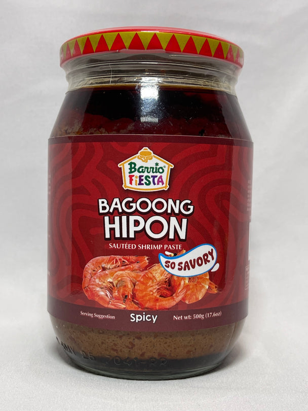 Barrio Fiesta Ginisang Bagoong Sauteed Shrimp Paste SPICY 17.6 oz 500 g Large