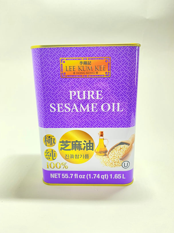 Lee Kum Kee Pure Sesame Oil 55.7 fl oz (1.74 qt) 1.65 L