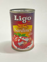 Ligo Extra Hot Sardines 5.5 oz 155g