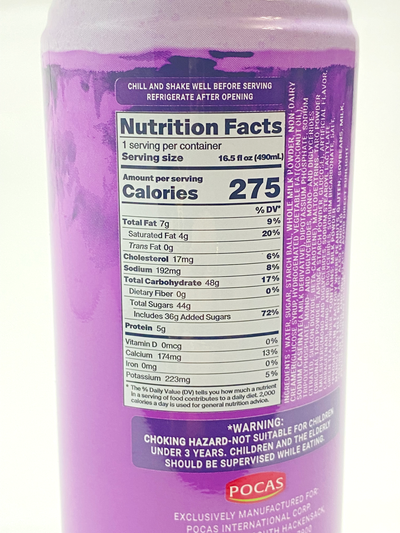 Pocas Bubble Tea Taro  16.5 fl oz 490mL