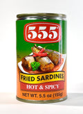 555 Fried Sardines Hot & Spicy 5.5 oz