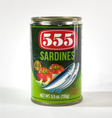 555 Sardines in Tomato Sauce Green 5.5 oz