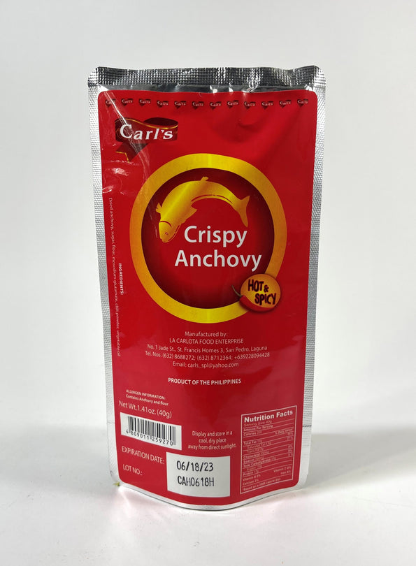 Carls Crispy Anchovy Hot and Spicy DILIS 40 g