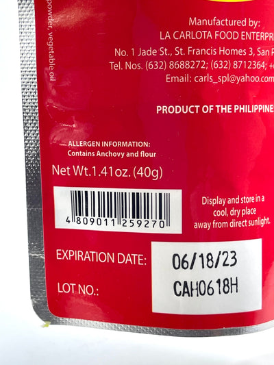 Carls Crispy Anchovy Hot and Spicy DILIS 40 g