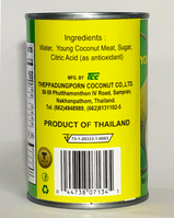 Chaokoh Young Coconut Meat in Syrup 15.5oz