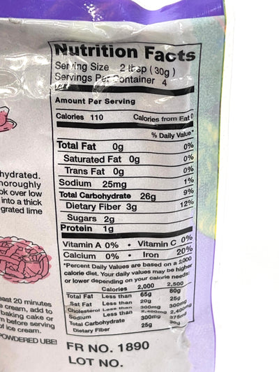 Giron Foods Inc Powdered Purple Yam Ube 115 g