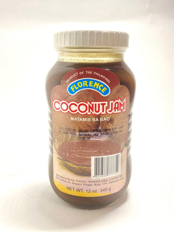Florence Coconut Jam (Matamis Sa Bao) 12 oz (340 g)