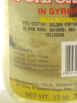 Florence Coconut Sport Strings in Syrup Macapuno 12 oz (340 g)