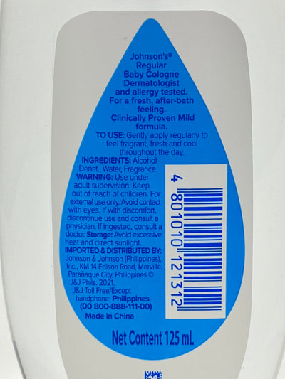 Johnson's Baby Cologne - Regular 125 mL