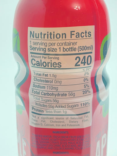 C2 Apple Green Tea 500ml (16.9 fl oz)