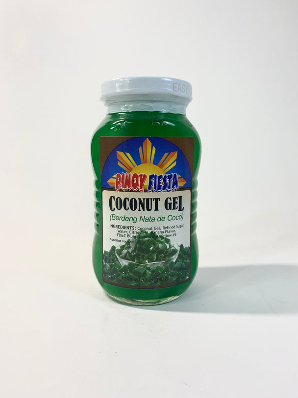 Pinoy Fiesta Coconut Gel Nata de Coco (Green) 12oz