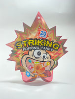 Striking Peach Popping Candy 20 Pouches x 0.53 oz (1.5g)