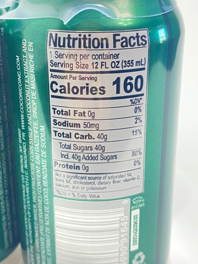 Rico Coco Soda Green 12 fl oz (355mL)