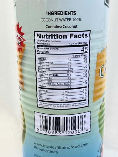 Tropics 100% Coconut Juice 520 ml