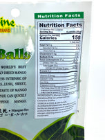 Philippine Brand Dried Mango Balls 100 g