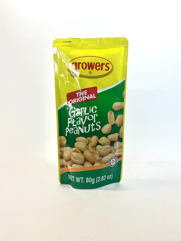 Growers Garlic Flavor Peanuts 80g