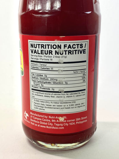 Jufran Hot & Spicy Banana Sauce Large 19.76oz