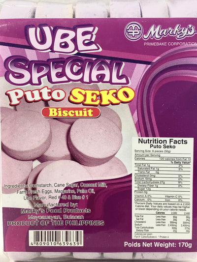 Marky's Ube Special Puto Seko Biscuit 170g