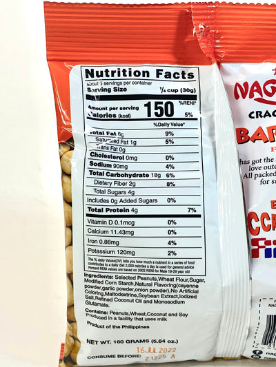 Nagaraya Cracker Nuts Barbecue 160g