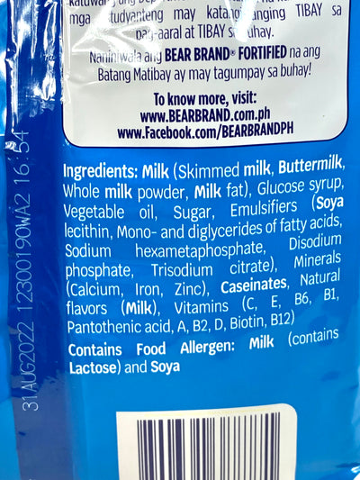 Nestle Bear Brand Powdered Milk Drink 700g