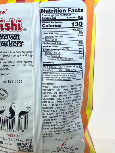 Oishi Prawn Crackers Large 90g