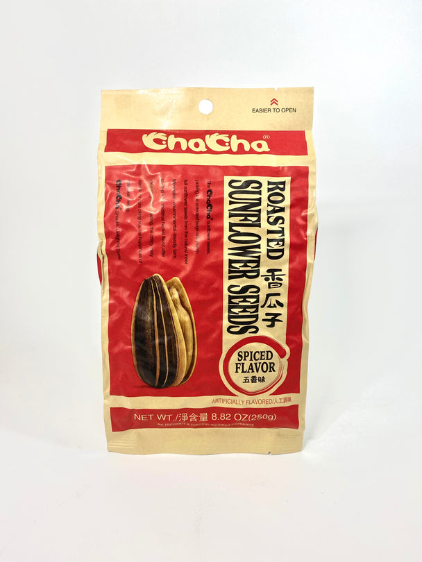 Chacha Roasted Sunflower Seeds Spiced Flavor 8.82oz