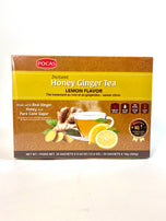 Pocas Instant Honey Ginger Tea Lemon Flavor (20 Sachets x 18g)