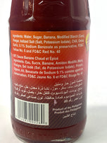 UFC Banana Sauce (Ketchup) - Hot and Spicy 11.29 oz (Small)