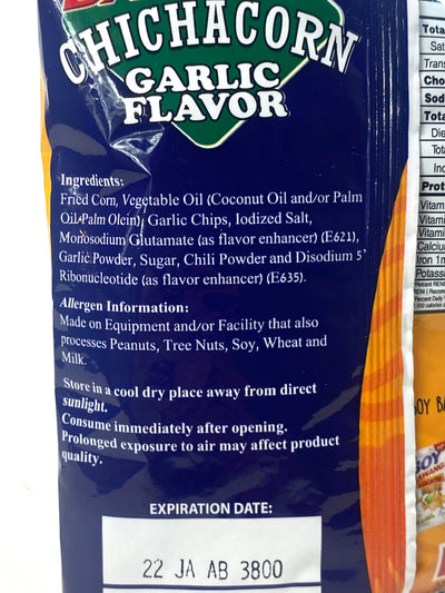 KSK Boy Bawang Chichacorn Garlic Flavor 100g