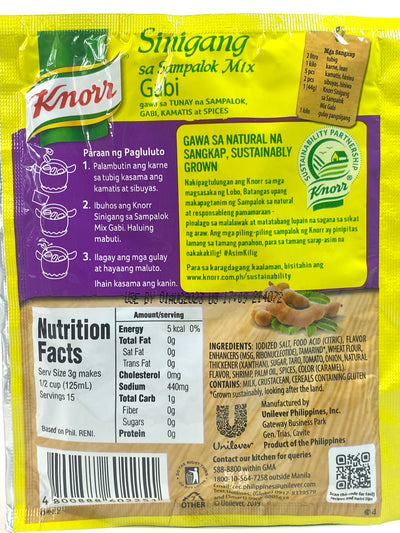 Knorr Sinigang sa Sampalok Mix Gabi 1.55 oz