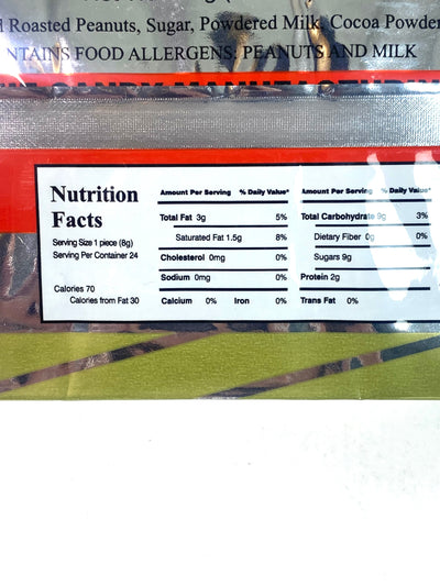 Annie's Hany Milk Chocolate Peanut Bars (24 Pieces) 200g