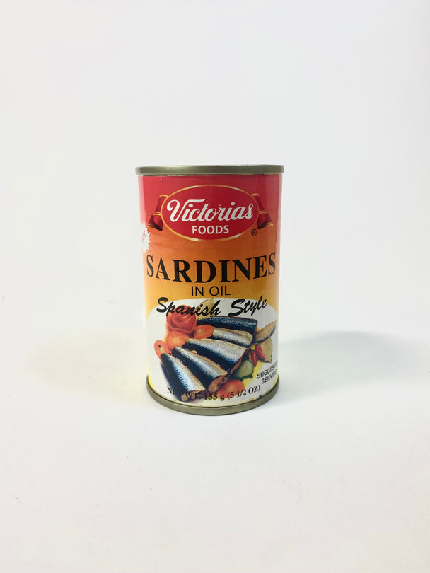 Victorias Foods Sardines in Oil Spanish Style 5.5 oz