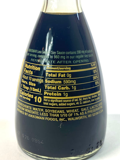Kikkoman Soy Sauce Less Sodium 5 fl oz