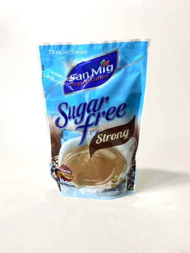 San Mig 3 in 1 Coffee Mix Sugar Free Strong 9g x 10 Satchets