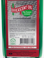 Genuine Efficascent Oil Methyl Salicylate Camphor and Menthol 100 mL