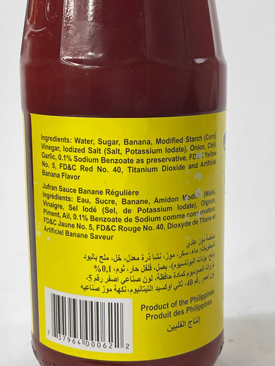 Jufran Banana Sauce Large 19.76 oz 560 g
