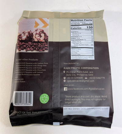 Rgies Coffescotch Squares with Almonds 175g