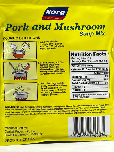 Nora Kitchen Pork and Mushroom Soup Mix 54 g