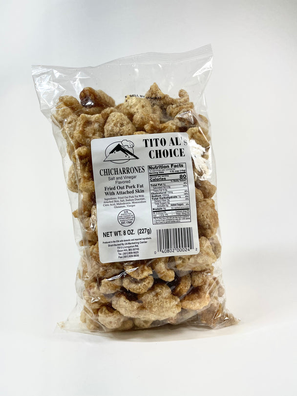 Tito Als Choice Chicharones Salt and Vinegar Flavor 227 g