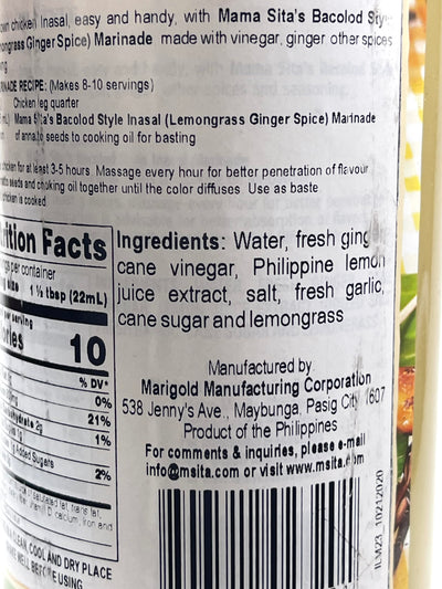 Mama Sitas Bacolod style INASAL 23 f oz 680 mL