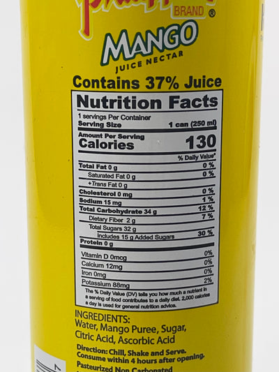 Philippine Brand Mango Juice Nectar 8.4 f oz 250 mL