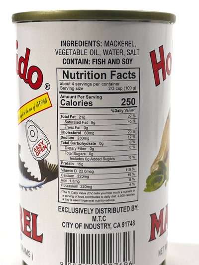 Hokkaido Mackerel in Oil 155 g