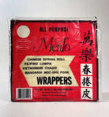 Menlo All Purpose Lumpia Spring Roll Wrappers 16 oz / 30 pcs per Pack (3-PACK)