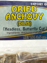Manilas Best Dried Anchovy DILIS 100 g per pack (3-PACK)