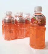Mogu Mogu Drink with Nata de Coco PEACH Flavored 10.8 f oz 320 mL (6-PACK)